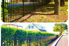 Massey Fence Black Ornamental Aluminum Fence