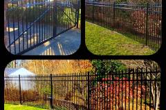 Massey Fence Decorative Ornamental Black Aluminum Fence
