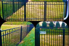 Massey Ornamental Black Aluminum Fencing