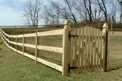 3-Board-Paddock-Wood-Fence-w-Arch-Gate