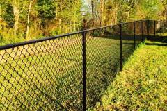 Massey Black Vinyl Coated Chain Link Fence