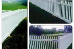 Massey Fence White Vinyl Classic Picket Fence in St Marys