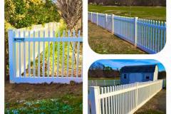 Massey Straight Top Classic Vinyl Picket Fence