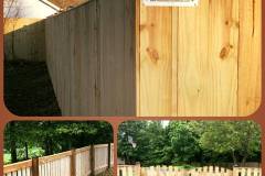 Massey Pressure Treated Wood Picket Privacy Combo