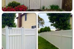 Semi Privacy Vinyl Fencing