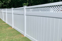 Vinyl Privacy Fence Installations