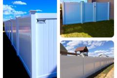 Massey Fence White Vinyl Fence
