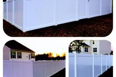 Massey Fence White Vinyl Privacy Fence
