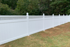 Vinyl Fence with Lattice Top So MD
