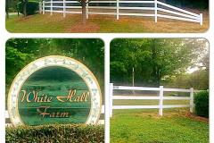 Massey Decorative 3-Rail Vinyl Fence