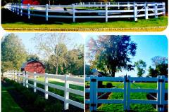 Massey Fence Vinyl Ranch Rail Fence