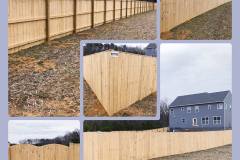 Massey Treated Wood Fence Install in Charles County