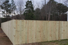 Wood Dog Ear Privacy Fence